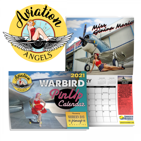 Aviation Angels Warbird Pin Up Calendar 2021