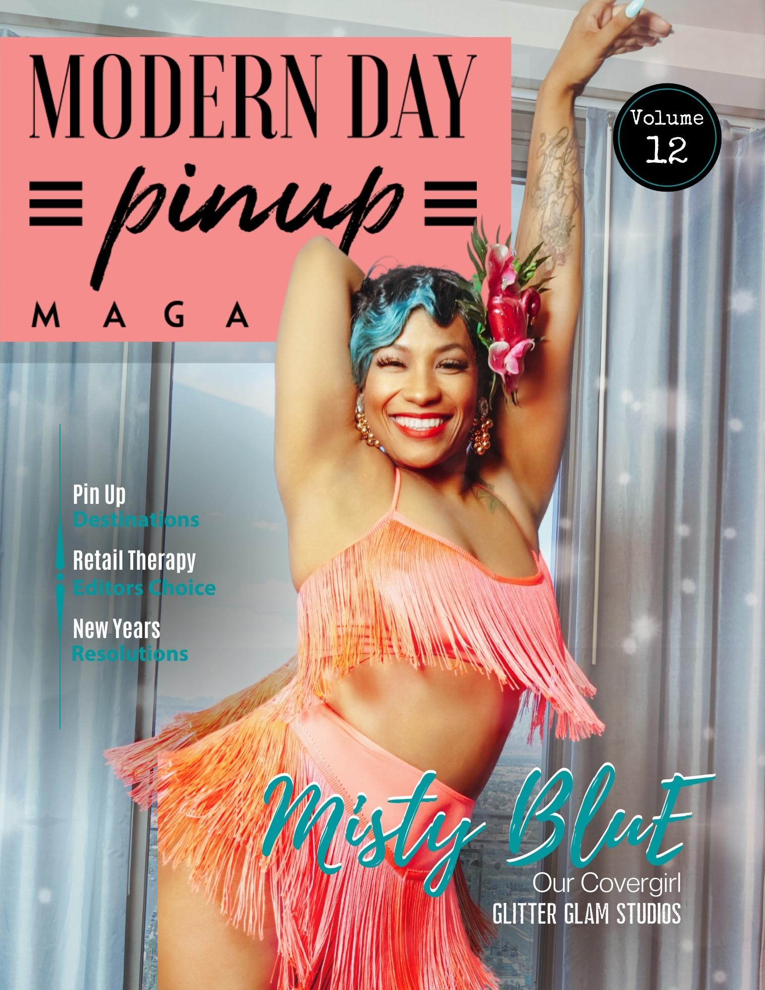 Modern Day Pin Up magazine volume 12 Misty Blue